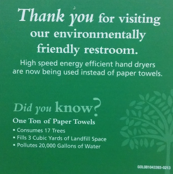 Save paper towels