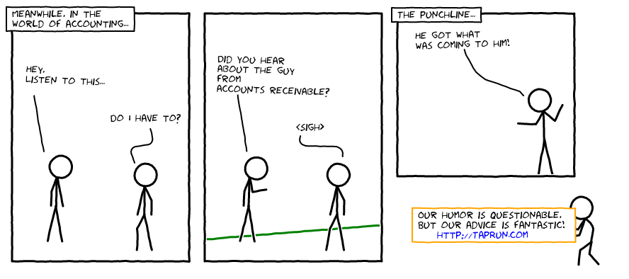 Accounts Receivable Joke | Pricing Strategy Consultant